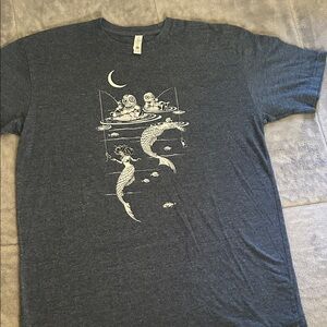 Nautical Graphic Charcoal Tee